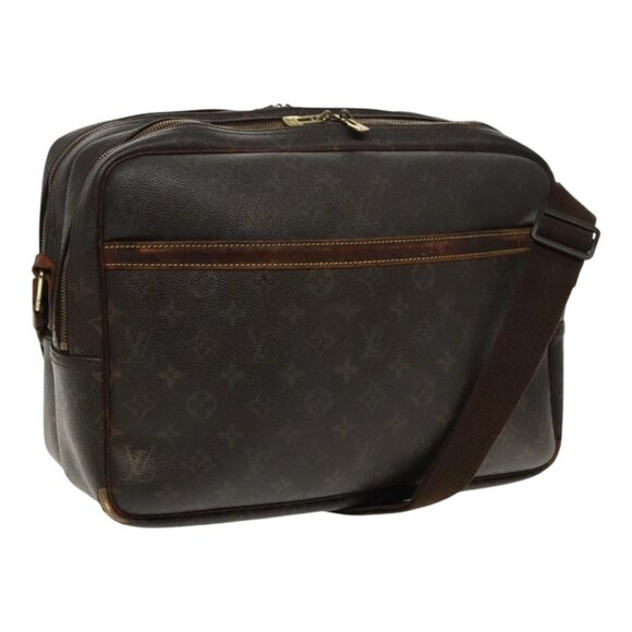 LOUIS VUITTON Monogram Reporter GM Shoulder Bag M45252 LV Auth bs18383 - Picture 1 of 16